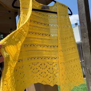 Two One Two 212 New York light weight crochet vest